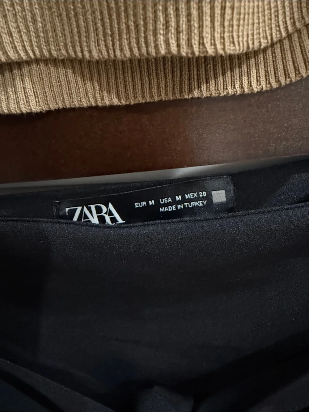 ZARA Ribbed Crop Tank in Tan - Picture 5 of 7
